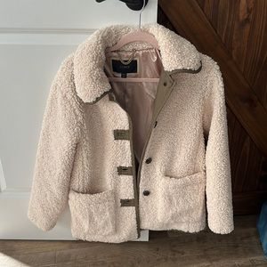 J crew Sherpa teddy jacket